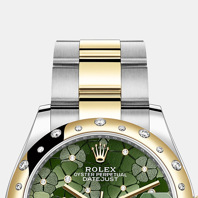 Thumbnail: Rolex Datejust 31mm, Oystersteel & Yellow Gold with Diamonds Ref# 278343rbr-0031