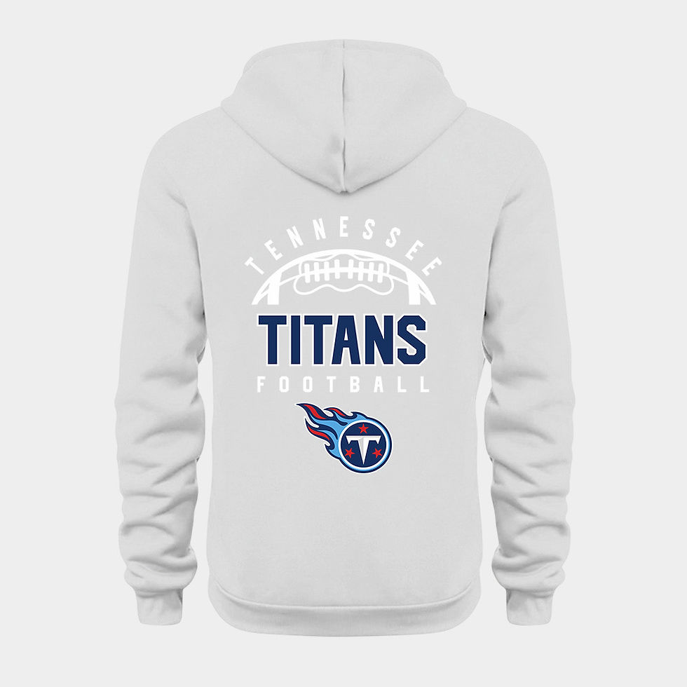 Thumbnail: Tennessee Titans White Quarter Zip Hoodie