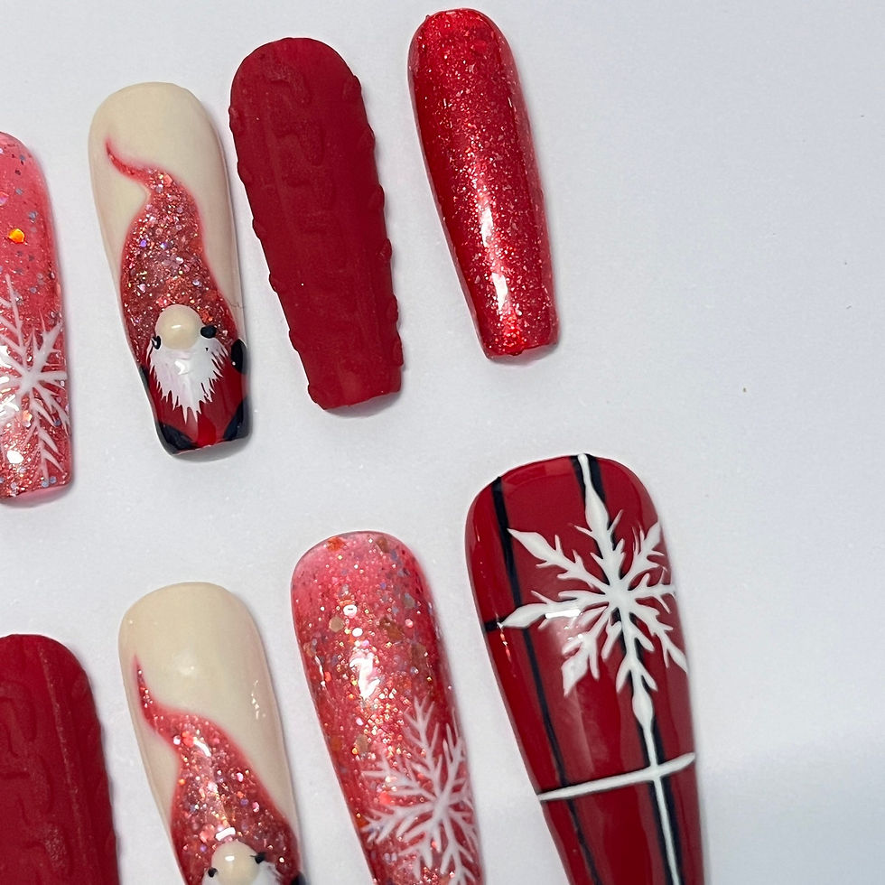 Thumbnail: press on nails, custom press on nails, fake nails, Nails Art