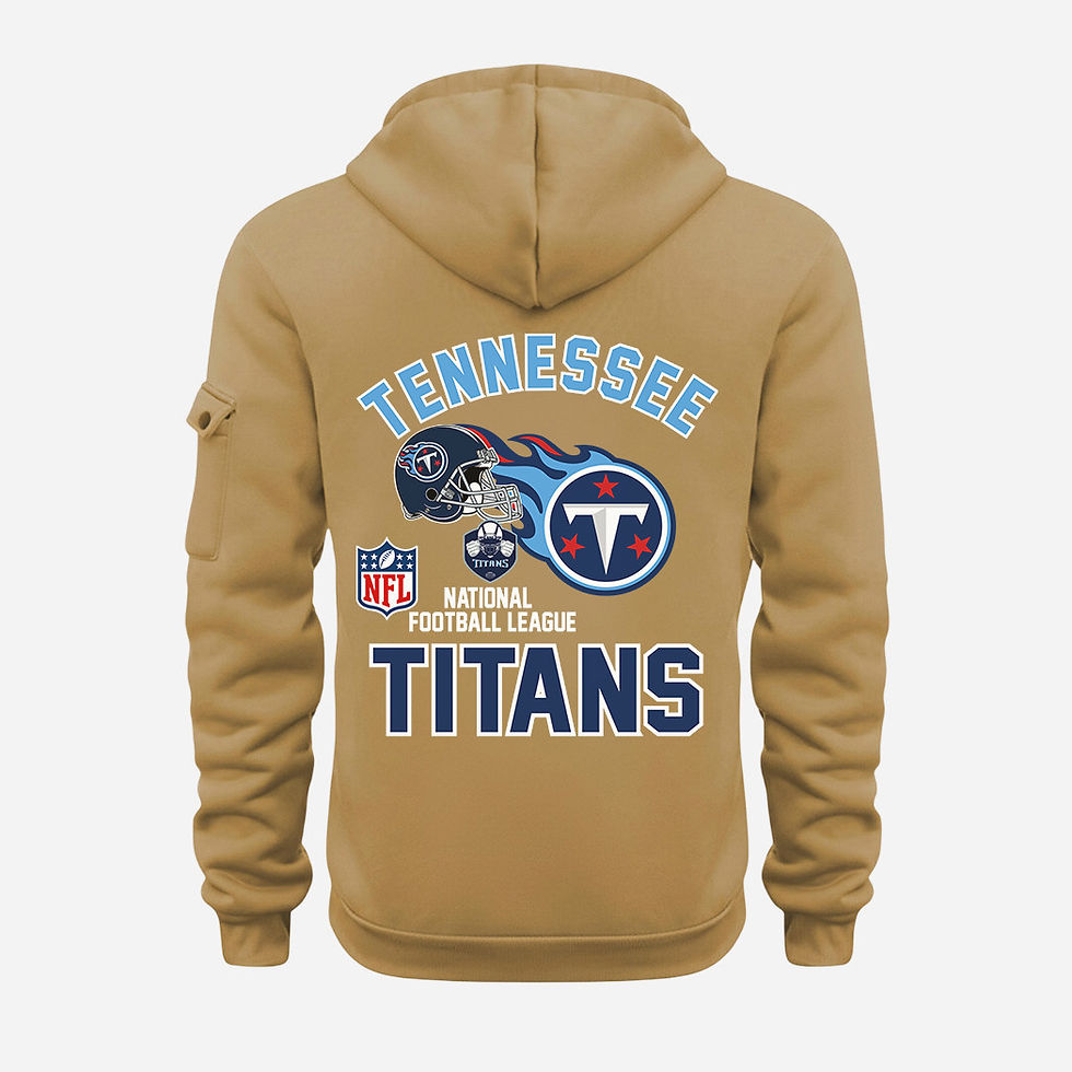 Thumbnail: Tennessee Titans Gold Quarter Zip Hoodie