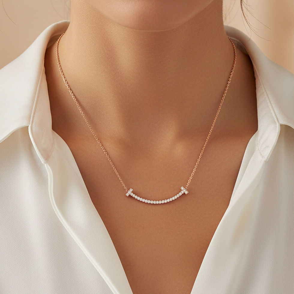 Thumbnail: T Medium Pendant Necklace
