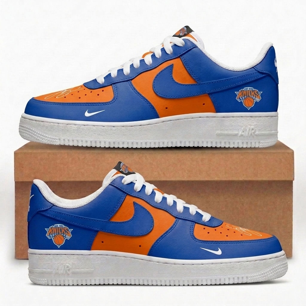 New York Knicks Championship Edition Custom Air-Style Sneakers