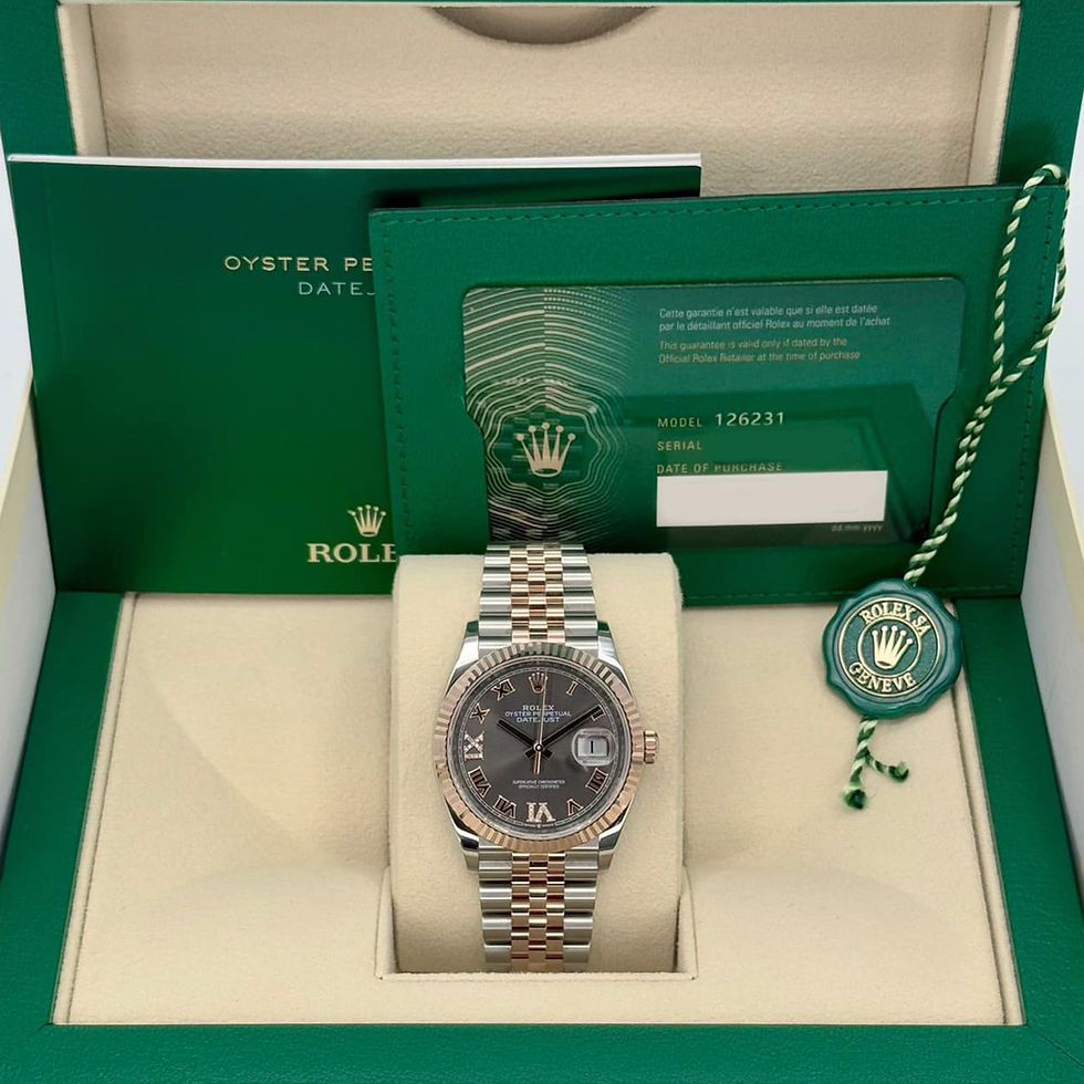 Thumbnail: Rolex Datejust 36, 18k Everose Gold and Stainless Steel, 36mm Ref# 126231-0023