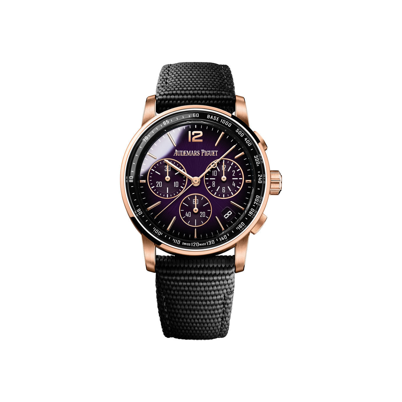Audemars Piguet Code 11.59 Chronograph, Purple Dial Ref# 26393OR.OO.A002KB.02