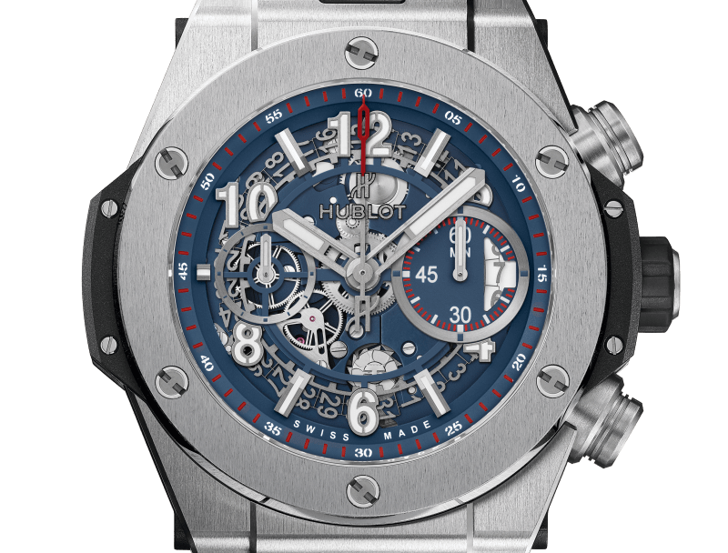 Thumbnail: Hublot Big Bang, Unico Titanium Blue 45mm Ref# 411.NX.5179.RX