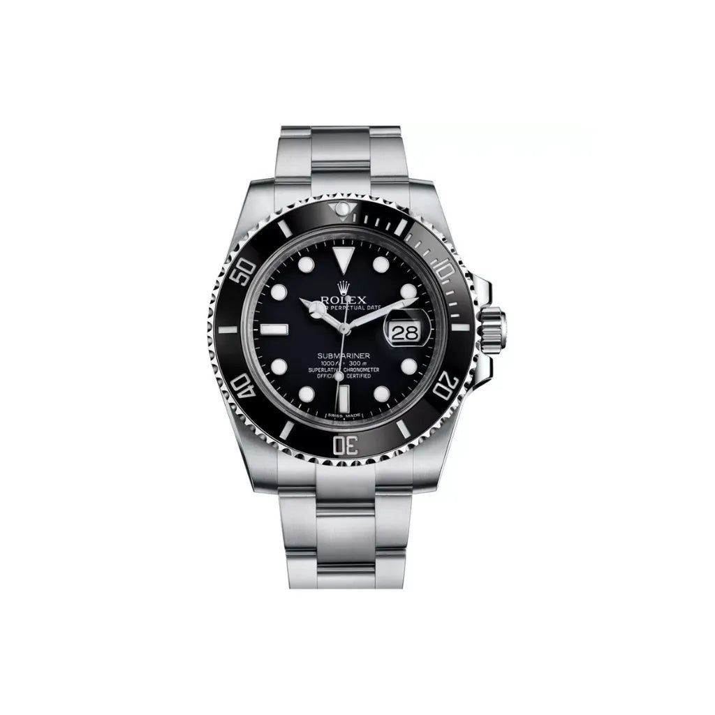Rolex Submariner Date Automatic Chronometer Black Dial Men's Watch