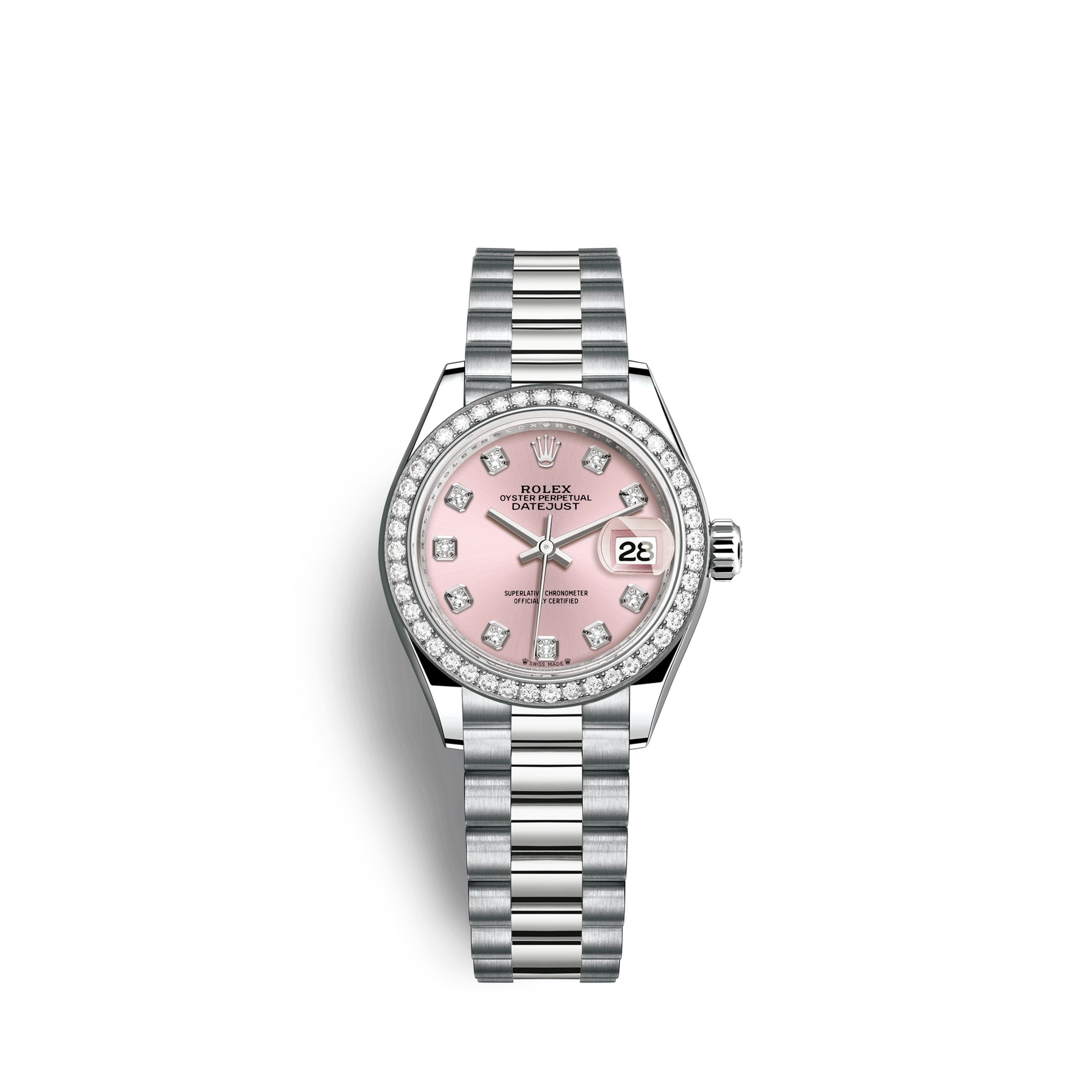 Rolex Lady-Datejust 28mm, 18k White Gold Ref# 279139rbr-0005