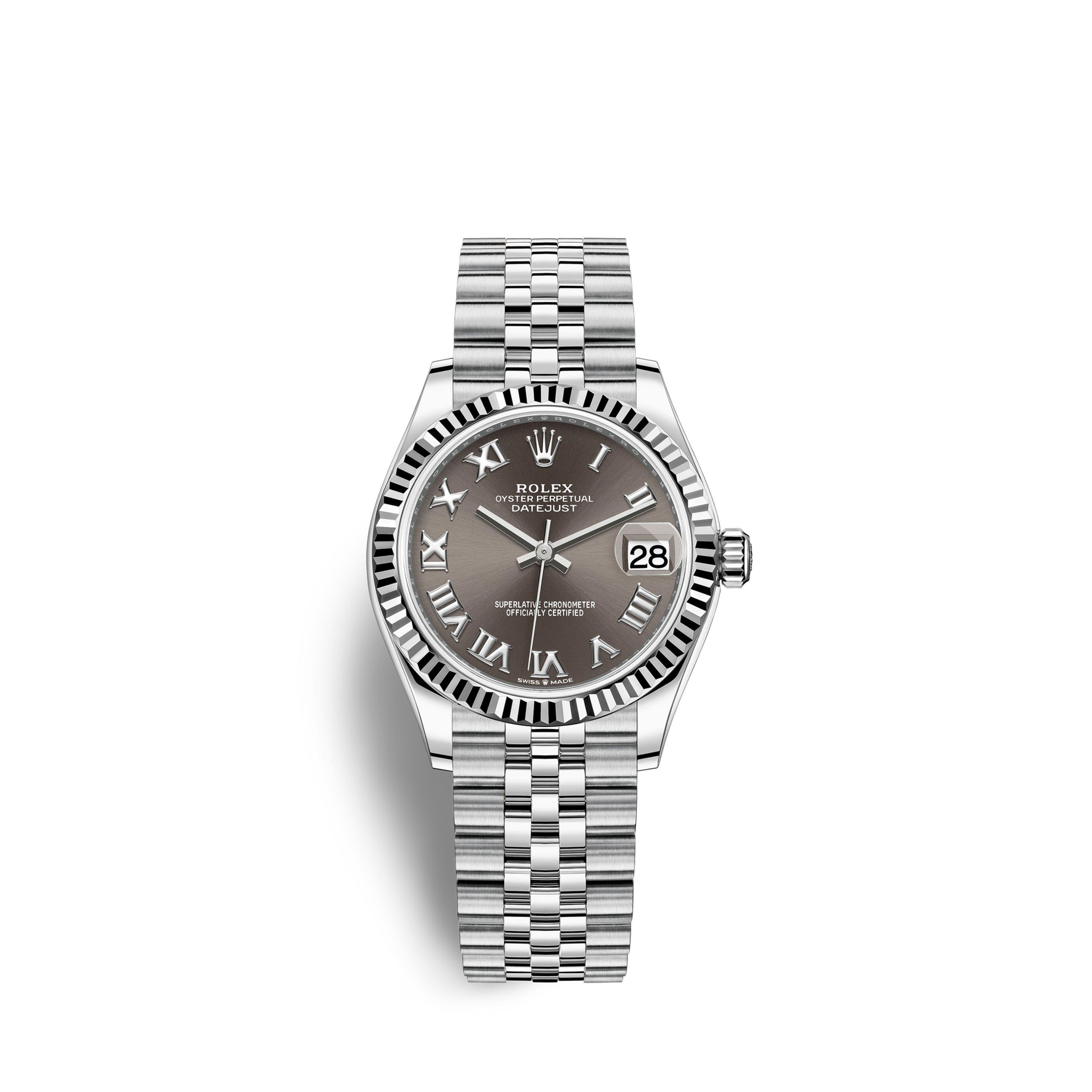 Rolex Datejust 31, Oystersteel and 18k White Gold Ref# 278274-0022