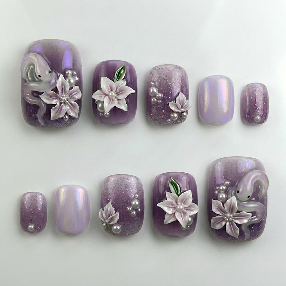 Thumbnail: press on nails, custom nails, fake nails, Nails Art, custom nail, Gift for her