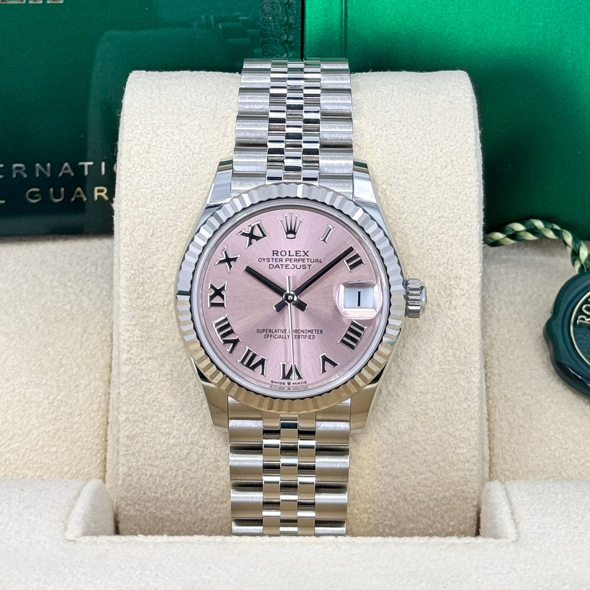 Rolex Datejust 31, Oystersteel and 18k White Gold Ref# 278274-0020