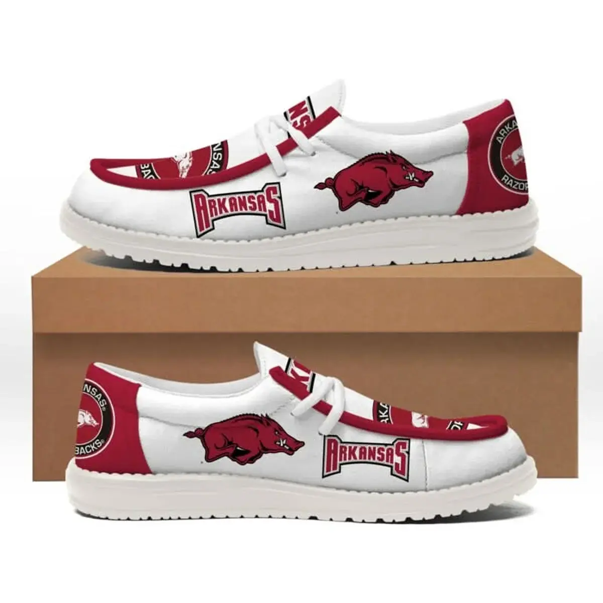 Arkansas Razorbacks Custom Air-Style Sneakers V.2