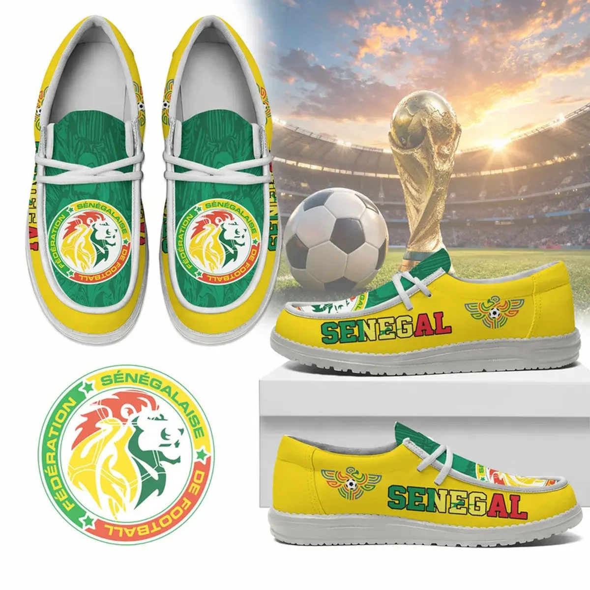 Senegal Premium World Cup 2026 Loafer Shoes