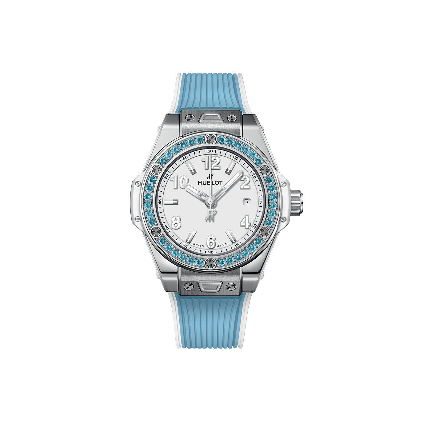 Hublot Big Bang One Click Joyful Steel Sky Blue 33, 485.SL.2210.RX.1207