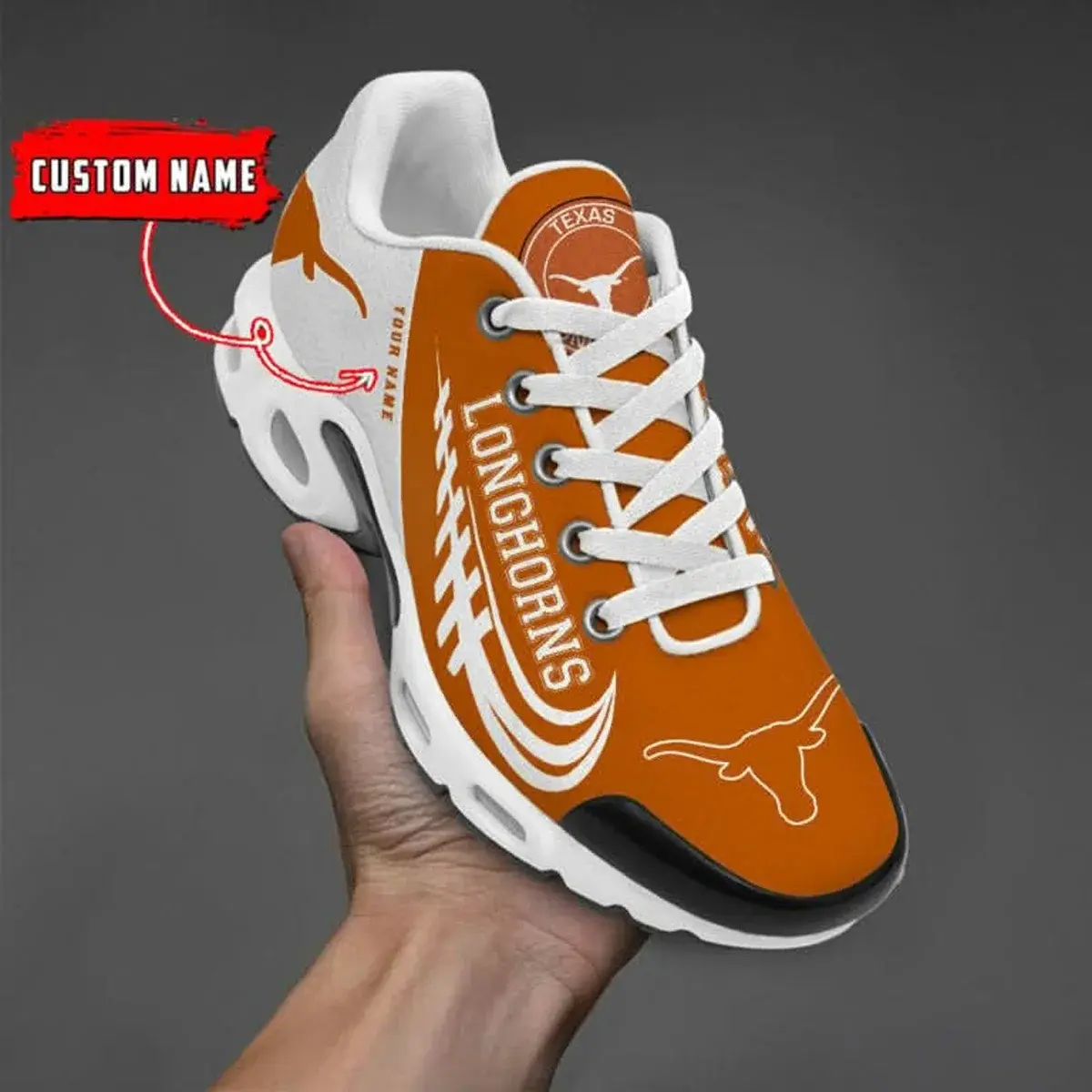 Texas Longhorns Custom Air-Style Sneakers