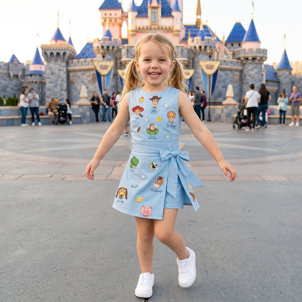 Thumbnail: Pixar Toy Story Woody Buzz Lightyear Jessie, Tennis Skirt Set
