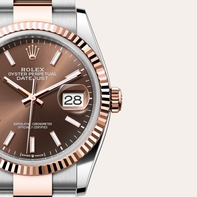 Thumbnail: Rolex Datejust 36 Oyster, 36 mm, Oystersteel and Everose gold Ref# 126231-0044