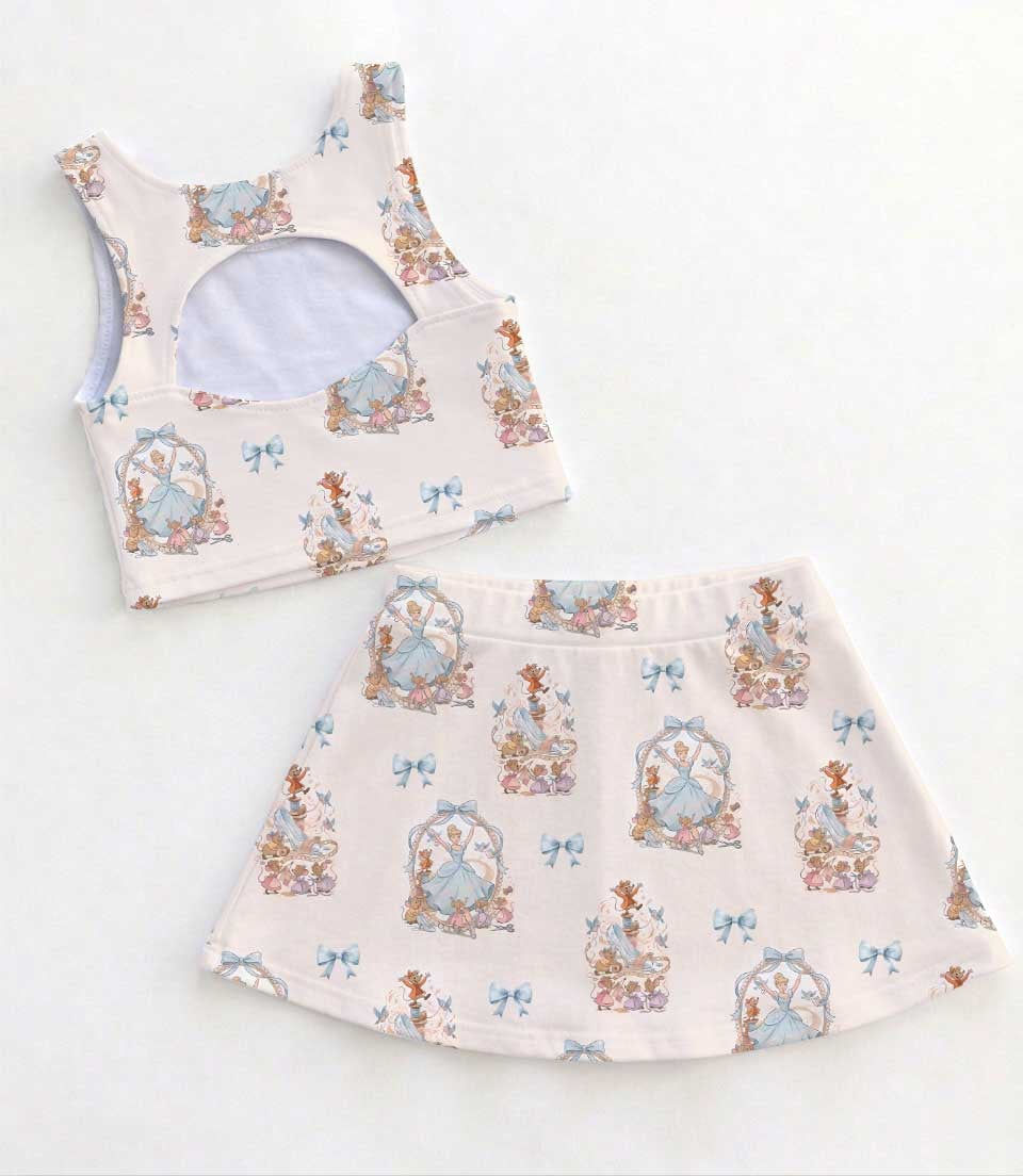Thumbnail: Cinderella Princess Blue Fairy Tale Royal, Family Matching Dress Set