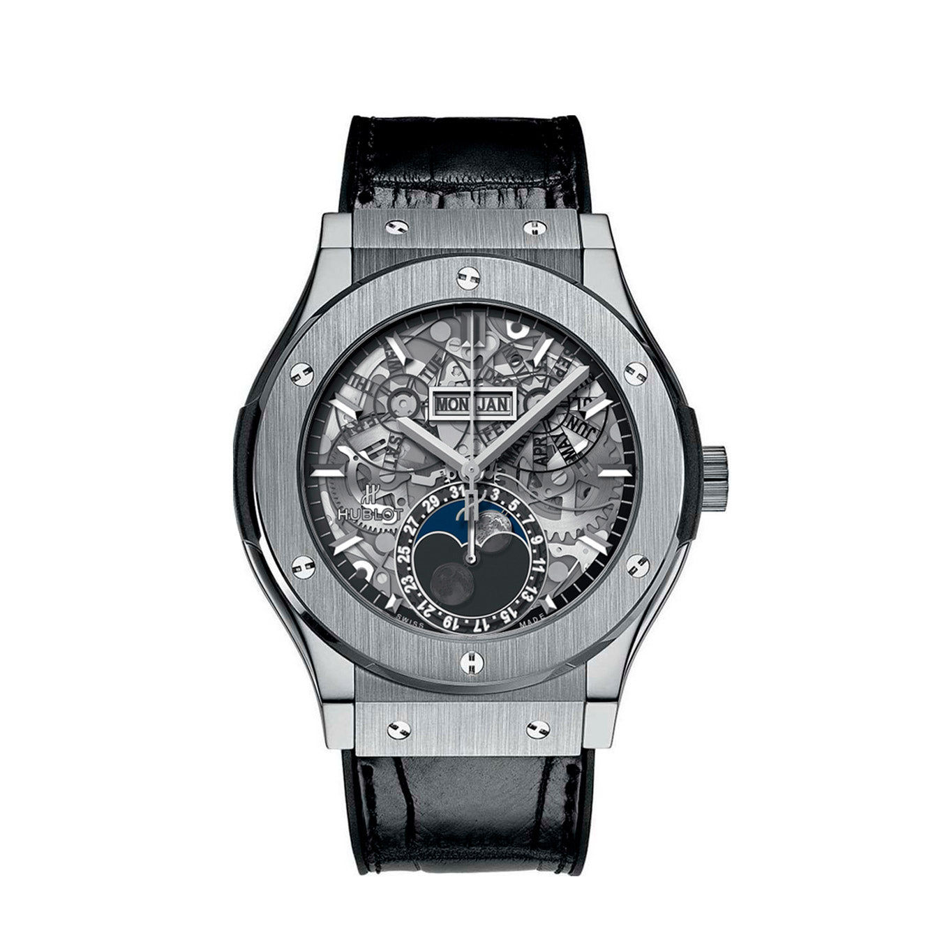 Hublot Classic Fusion Aerofusion Moonphase Titanium 45mm Ref# 517.NX.0170.LR