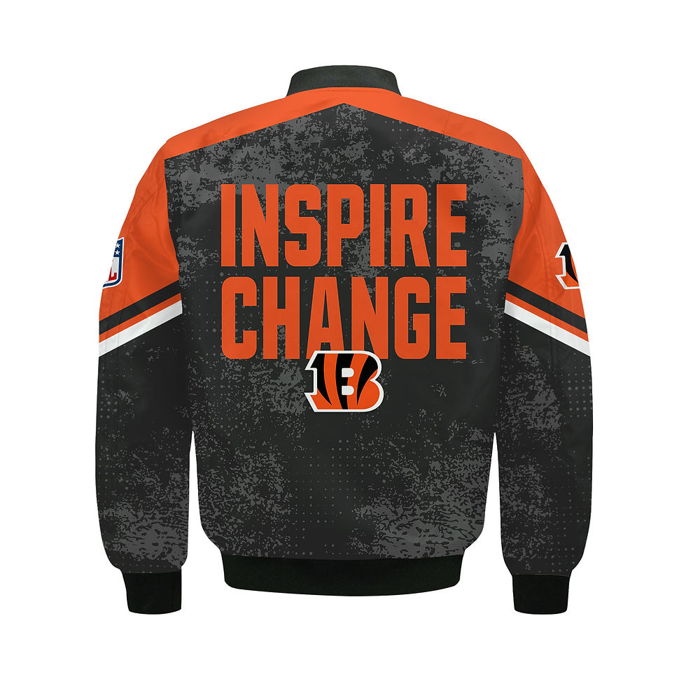 Thumbnail: Cincinnati Bengals Football Team 2024 - 25 Immortal Style Bomber Jacket