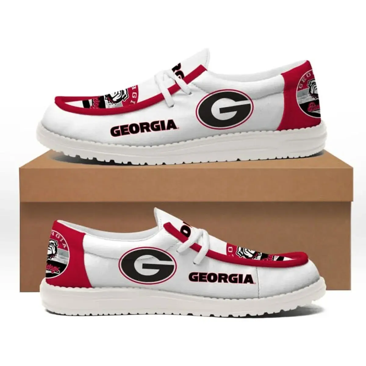 Georgia Bulldogs Custom Air-Style Sneakers V.2