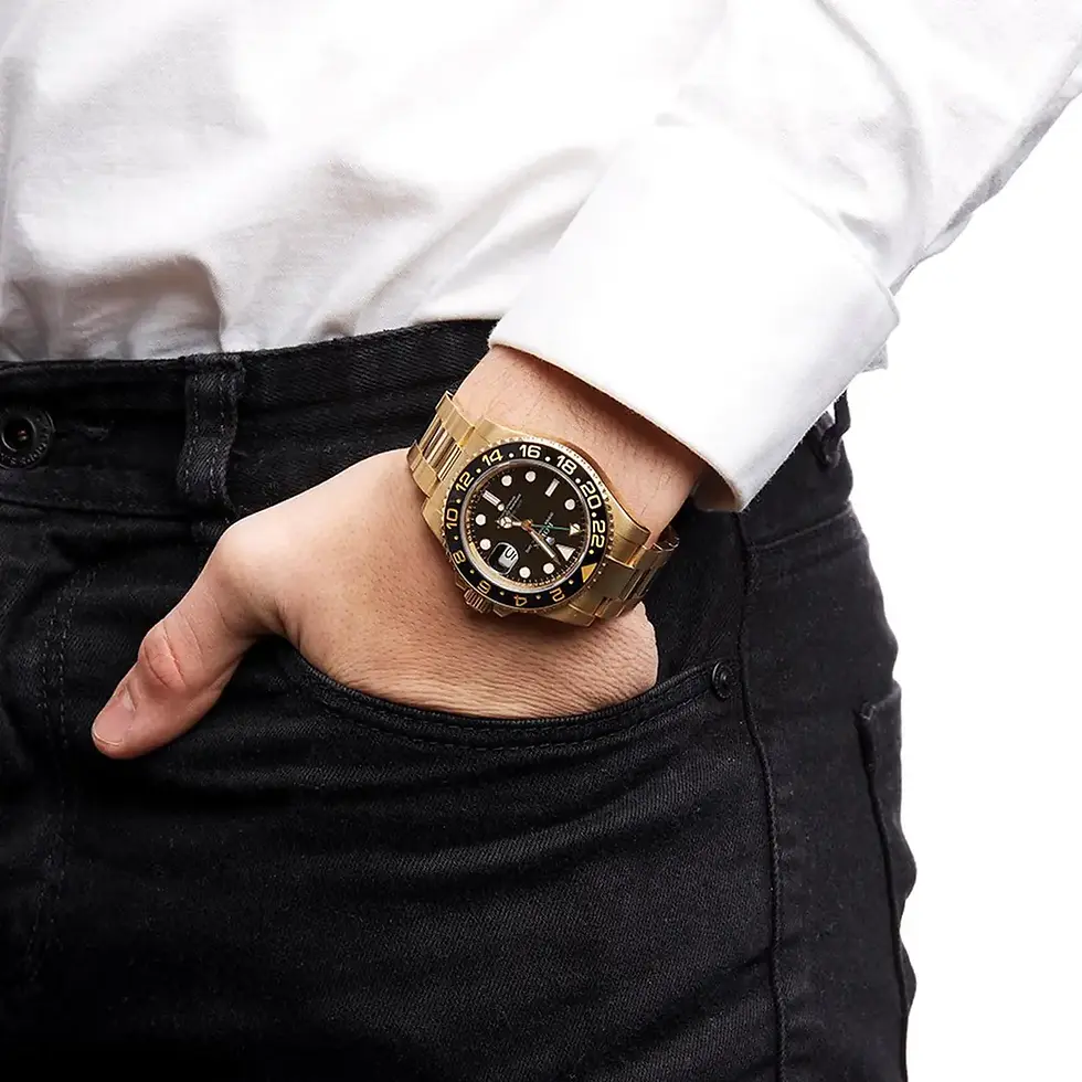 Thumbnail: Rolex GMT-Master II “Root Beer” Yellow Gold Black Dial
