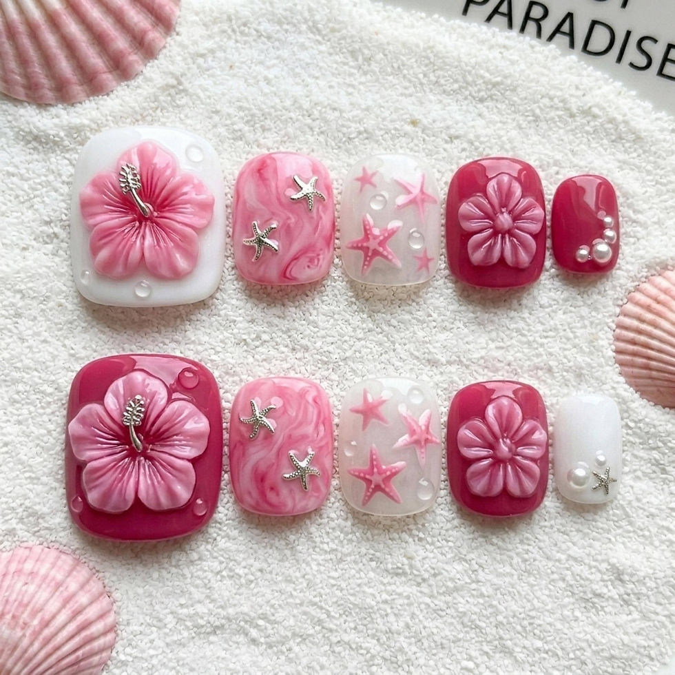 Thumbnail: press on nails, custom press on nails, fake nails, Nails Art