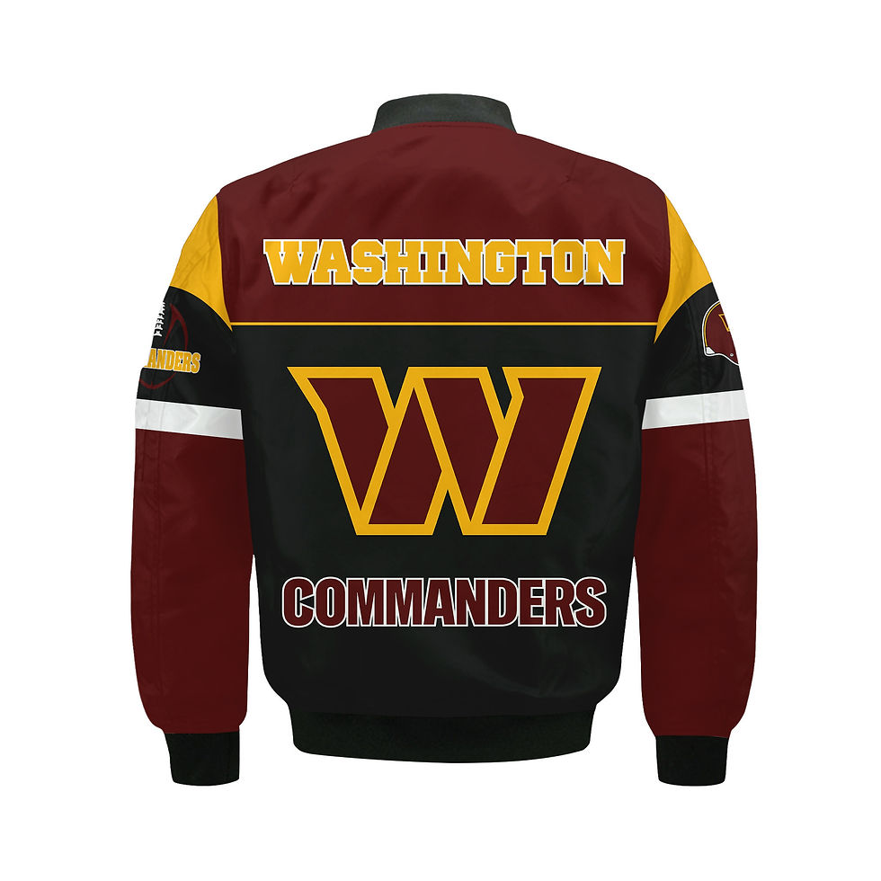 Thumbnail: Washington Commanders National Football League 2024 -25 Feel The Power Bomber Ja