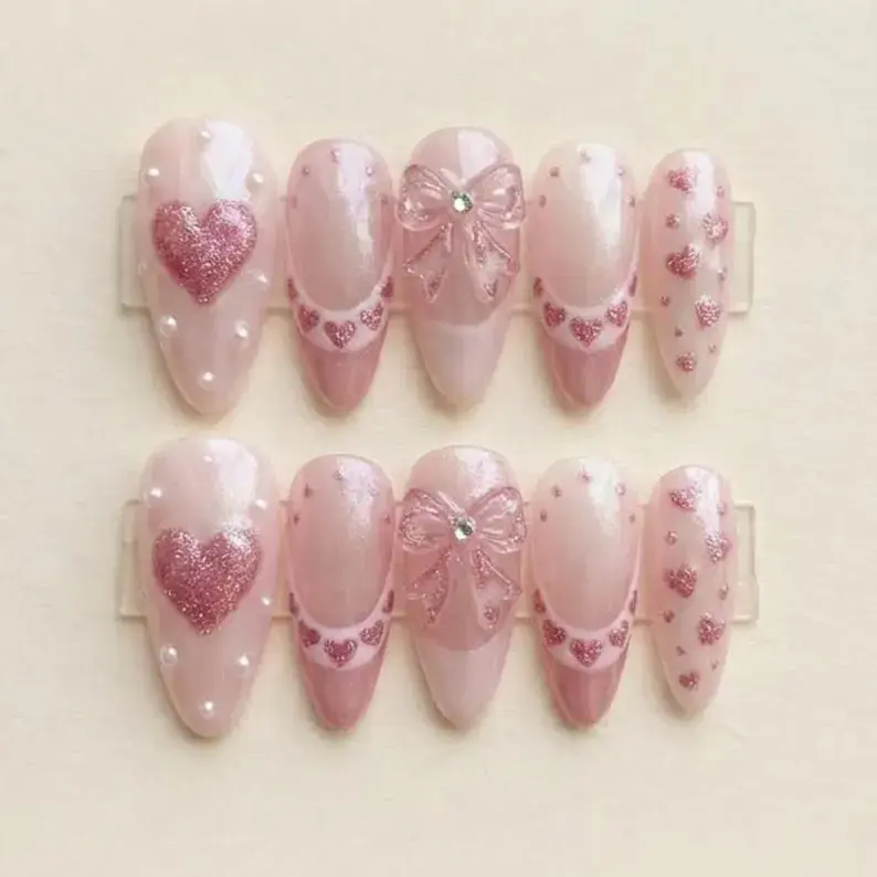 press on nails, custom press on nails, fake nails, Nails Art