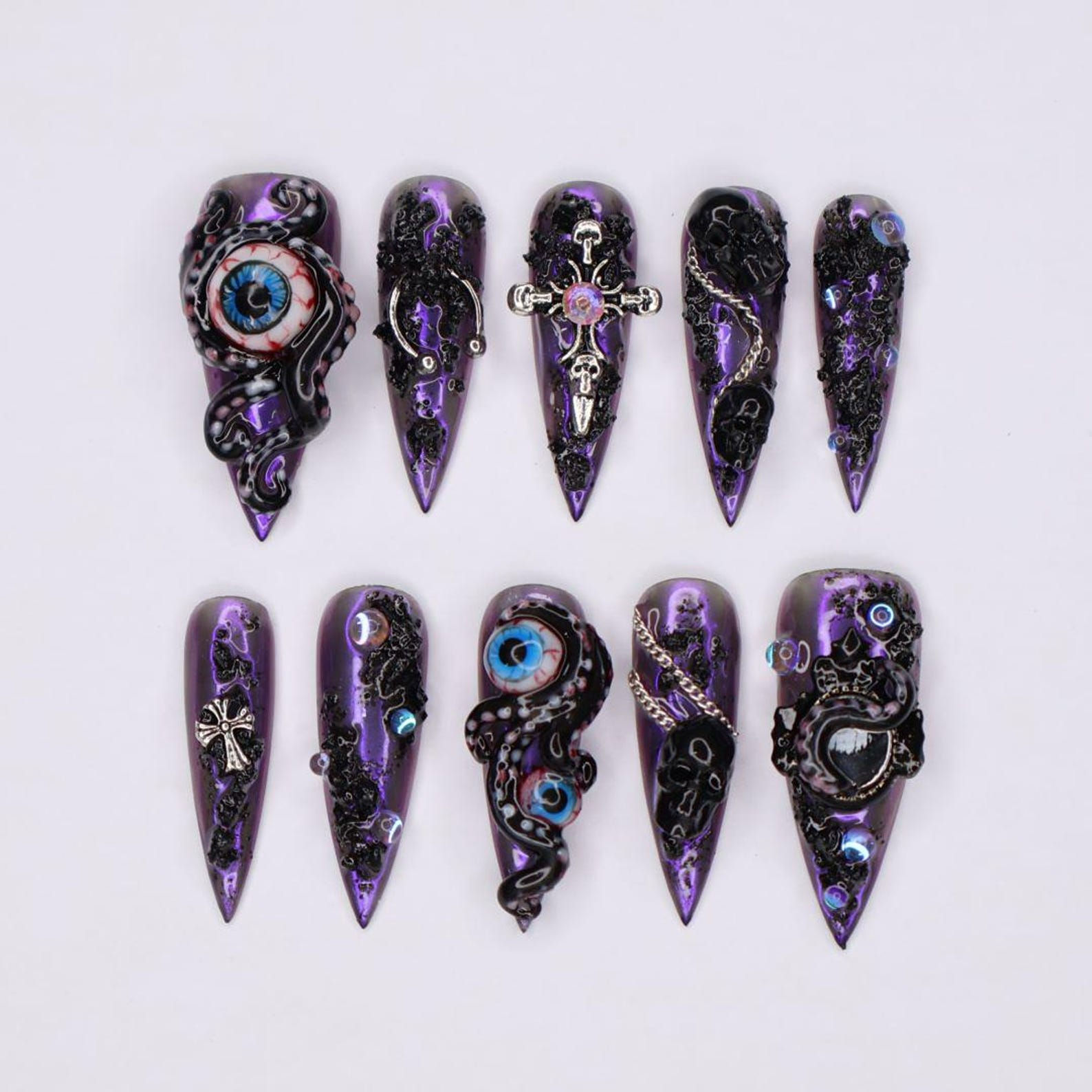 press on nails, custom nails, fake nails, Nails Art, custom nail, Gift for her