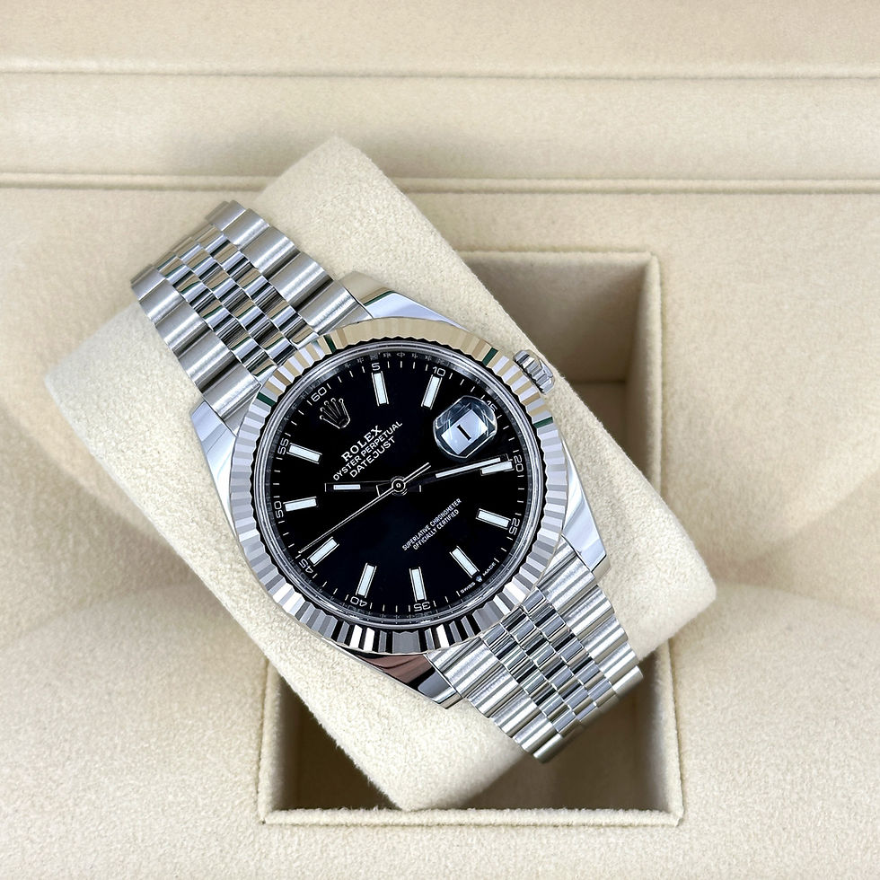 Thumbnail: Rolex Datejust 41 Oystersteel and white gold Ref# 126334-0018