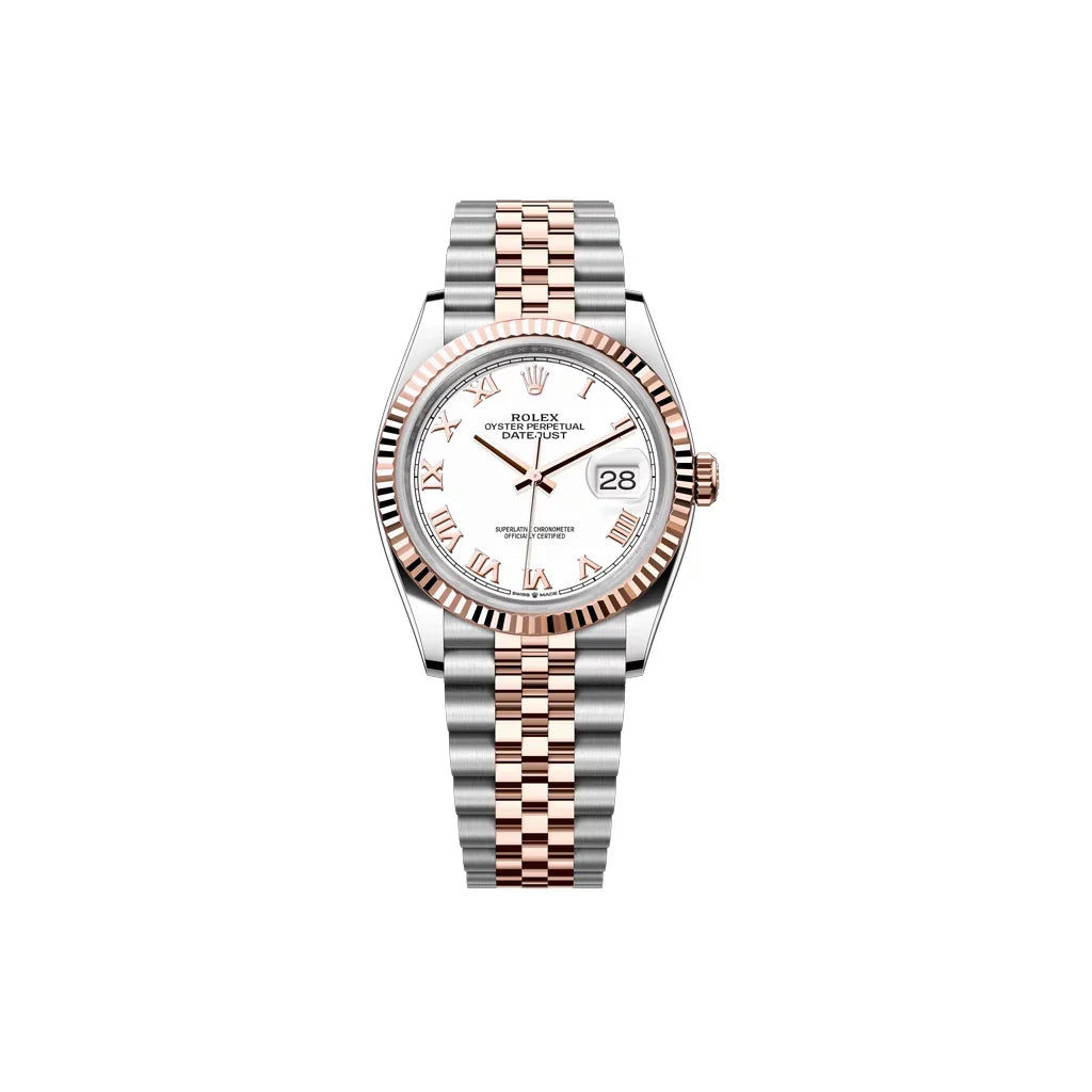 Rolex Datejust Women’s Watch With White Roman Dial
