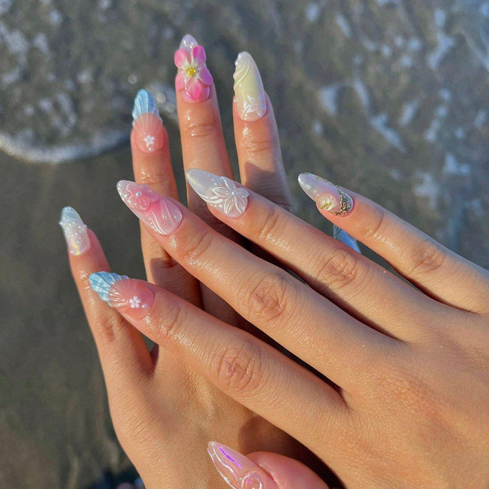 Thumbnail: press on nails, custom press on nails, fake nails, Nails Art