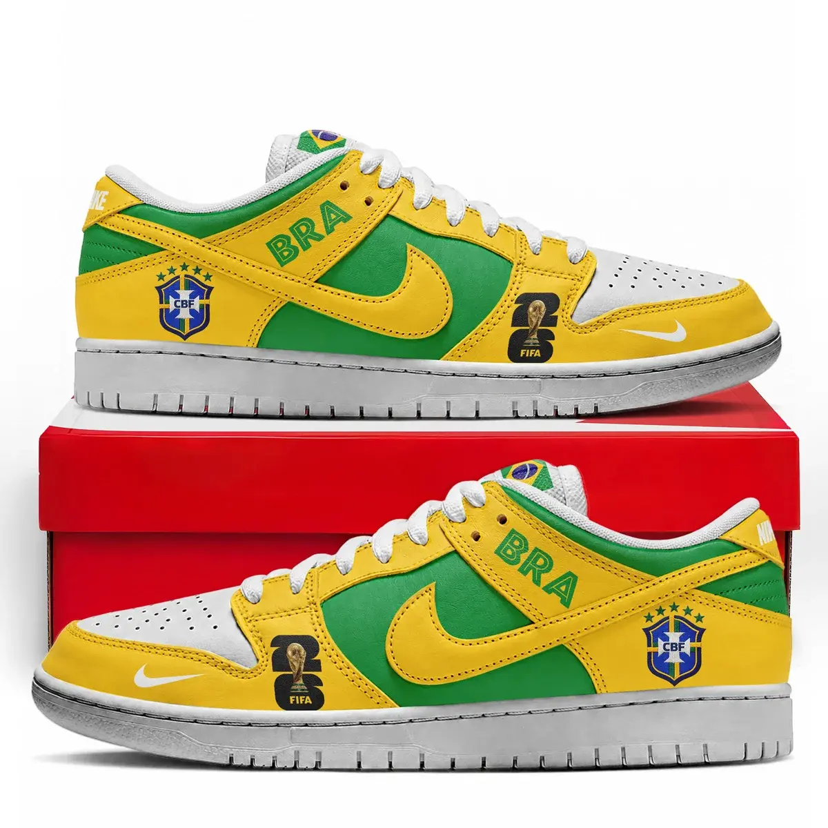 Brazil Premium WC26 Dunk Low Shoes