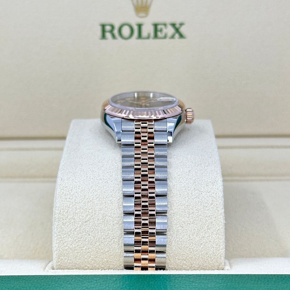 Thumbnail: Rolex Lady-Datejust 28, Oystersteel and 18k Everose Gold Ref# 279171-0009
