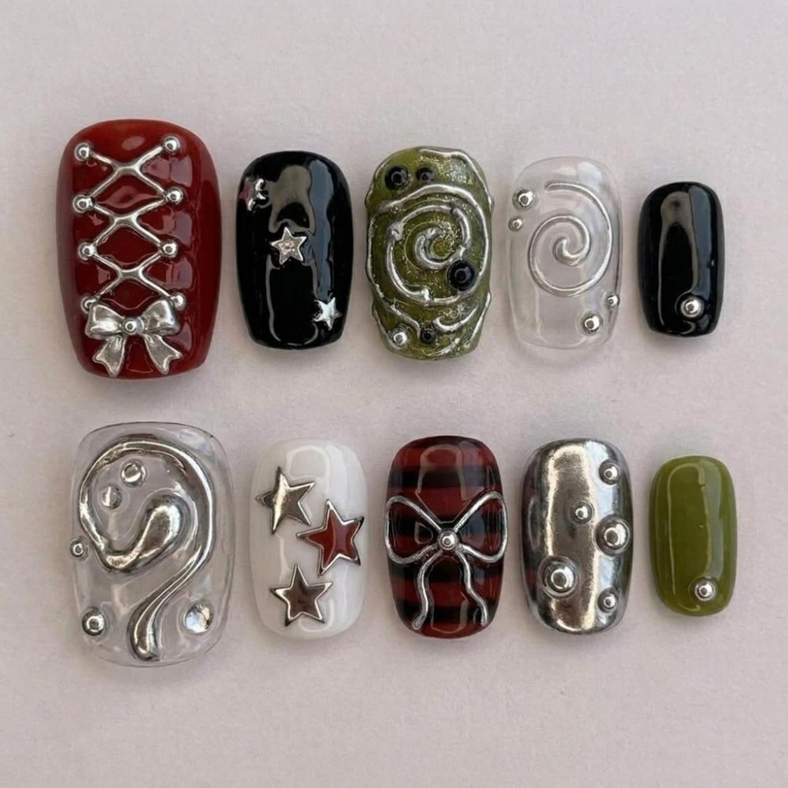 press on nails, custom nails, fake nails, Nails Art, custom nail, Gift for her