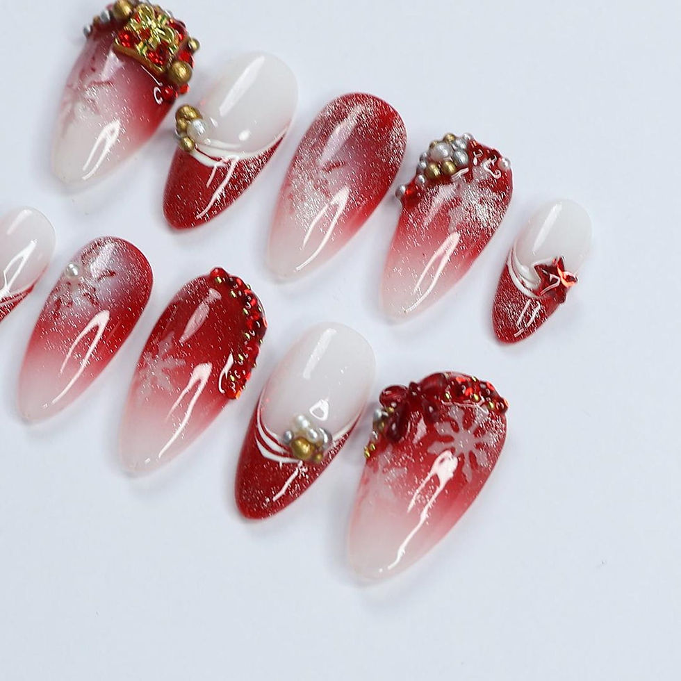 Thumbnail: press on nails, custom press on nails, fake nails, Nails Art