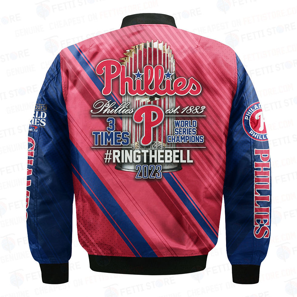 Thumbnail: Philadelphia Phillies Major League Baseball AOP Bomber Jacket