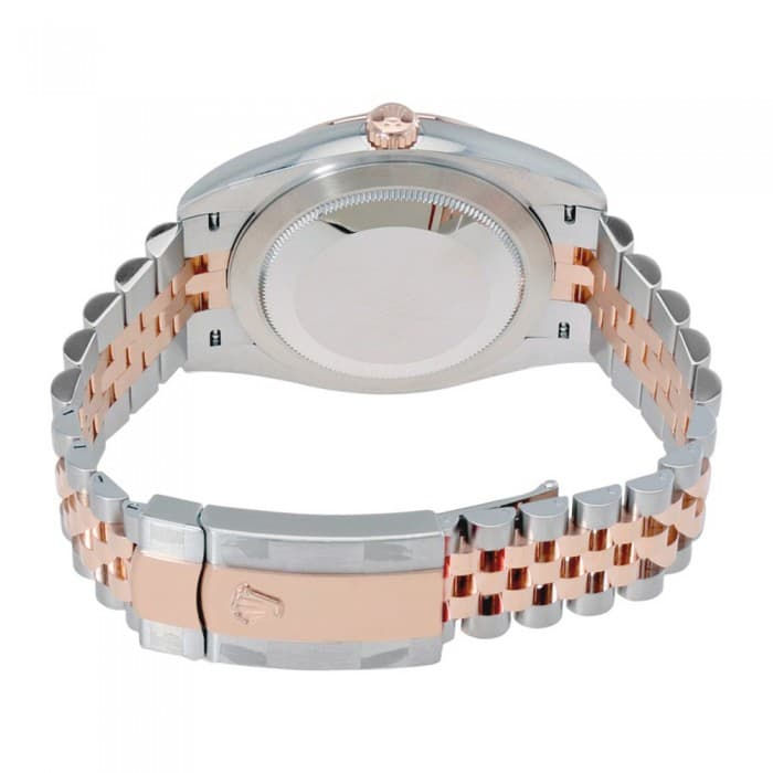 Thumbnail: Rolex Datejust 126331-0010 Sundust Pink Dial Jubilee Watch