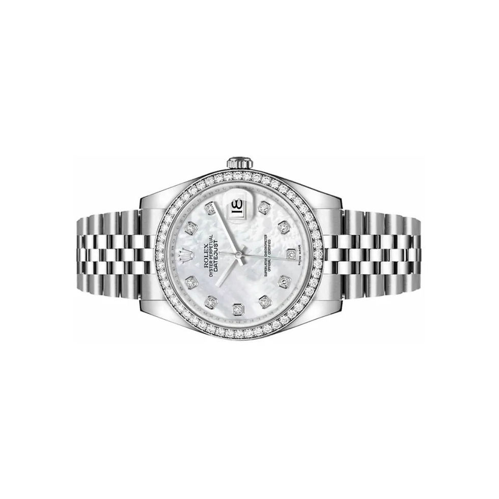 Thumbnail: Rolex Datejust Mother-of-Pearl Men's Watch