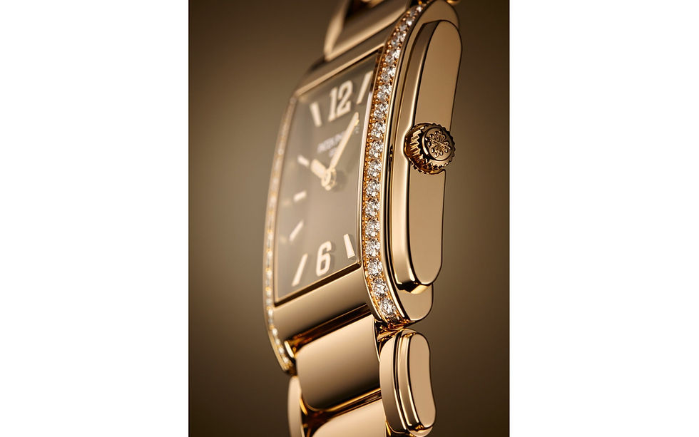 Thumbnail: Patek Philippe Twenty~4 Quartz, Rose Gold with Diamonds Ref# 4910/1201R-001