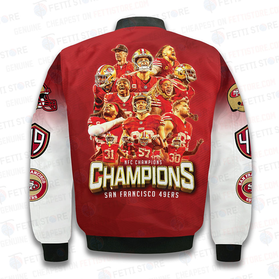 Thumbnail: San Francisco 49ers NFC Champions Design Bomber Jacket SFAT