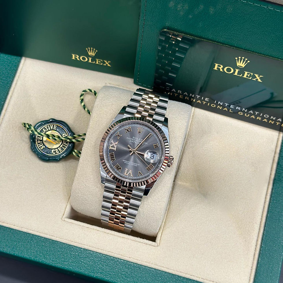 Thumbnail: Rolex Datejust 36, 18k Everose Gold and Stainless Steel, 36mm Ref# 126231-0023