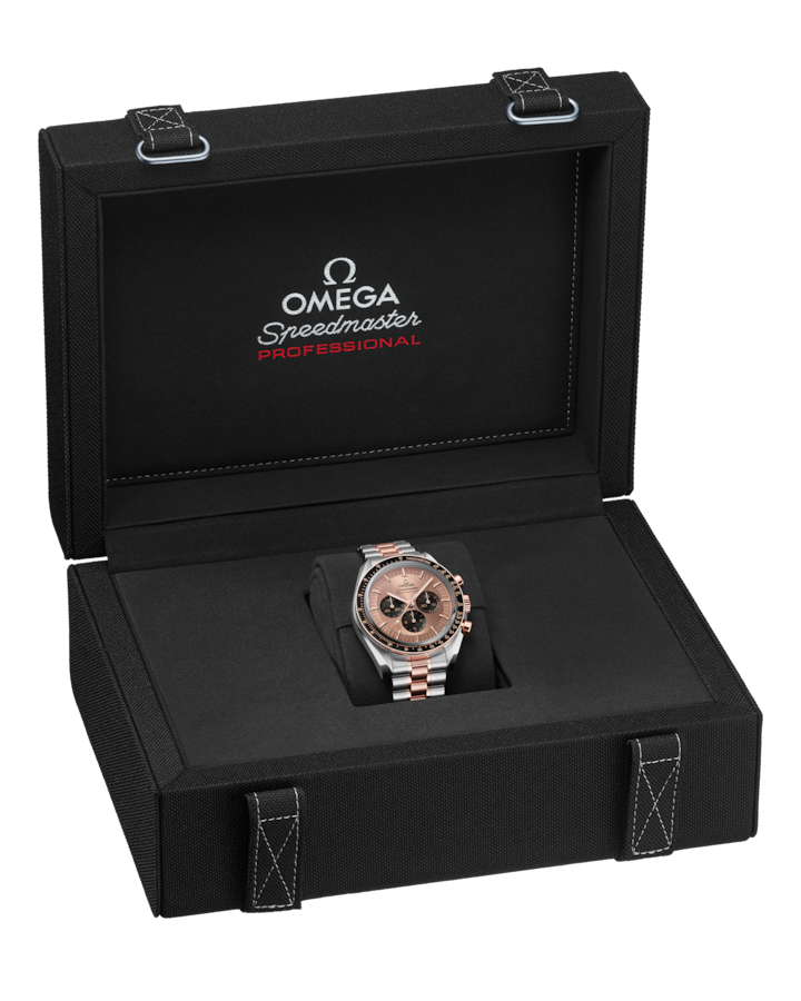 Thumbnail: Omega Speedmaster Moonwatch Professional 42 mm, steel Sedna™ gold