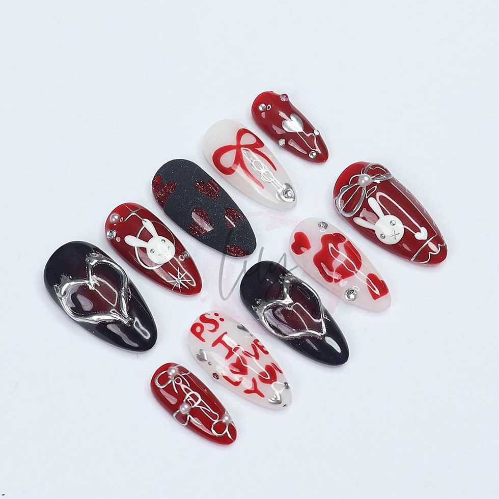 Thumbnail: press on nails, custom nails, fake nails, Nails Art, custom nail, Gift for her