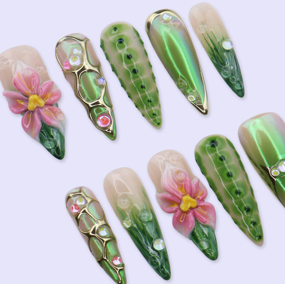 Thumbnail: press on nails, custom nails, fake nails, Nails Art