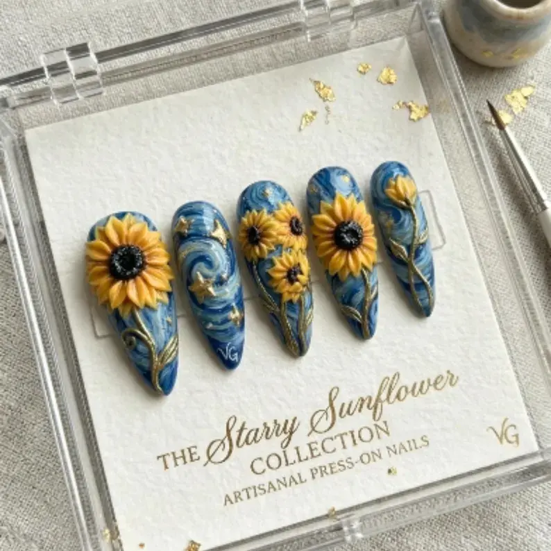 Thumbnail: press on nails, custom press on nails, fake nails, Nails Art