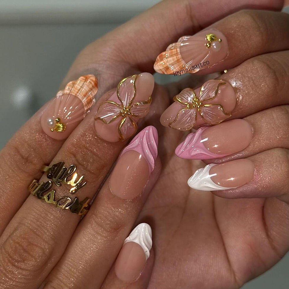Thumbnail: press on nails, custom press on nails, fake nails, Nails Art