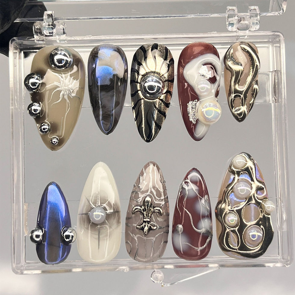 Thumbnail: press on nails, custom nails, fake nails, Nails Art, custom nail