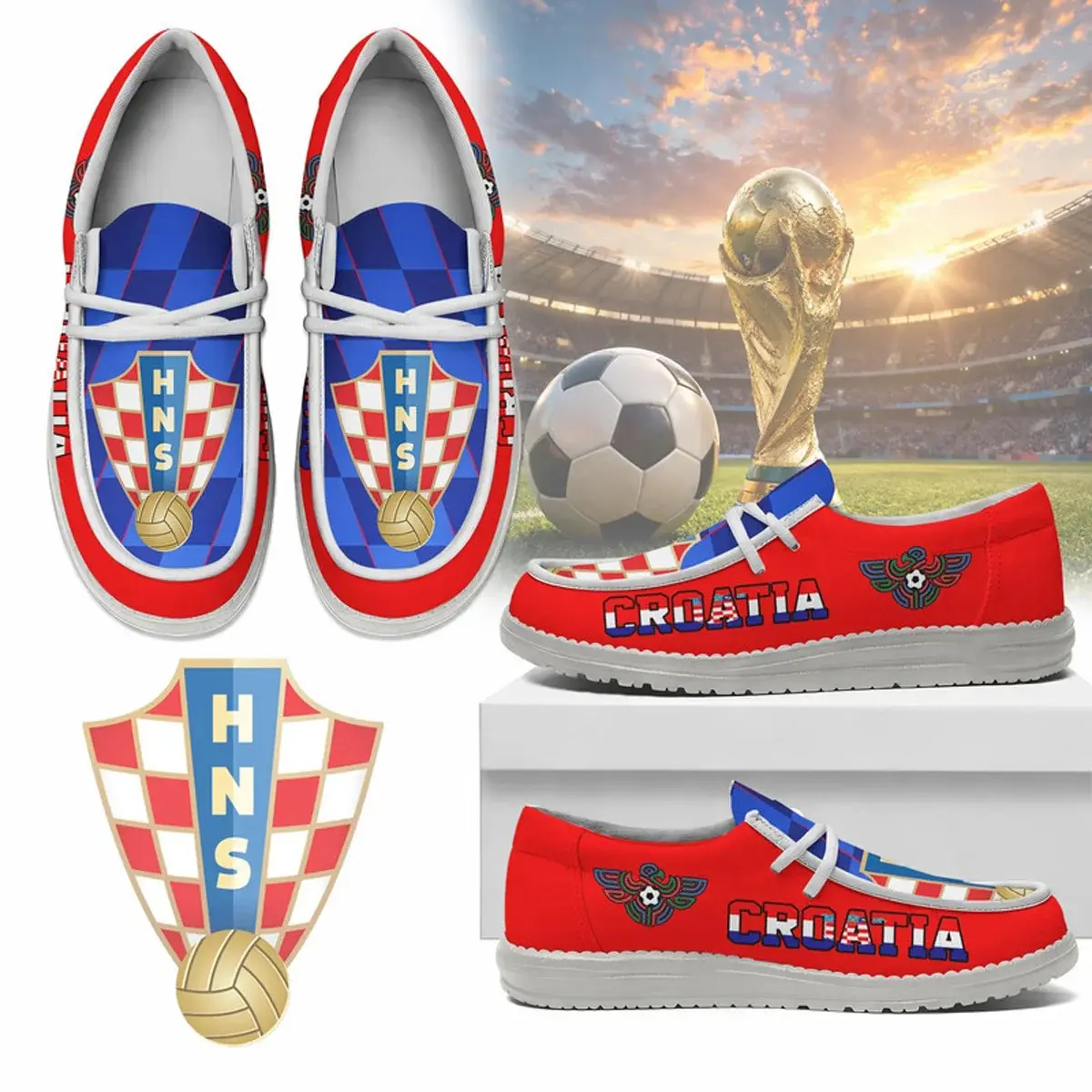 Croatia Premium World Cup 2026 Loafer Shoes