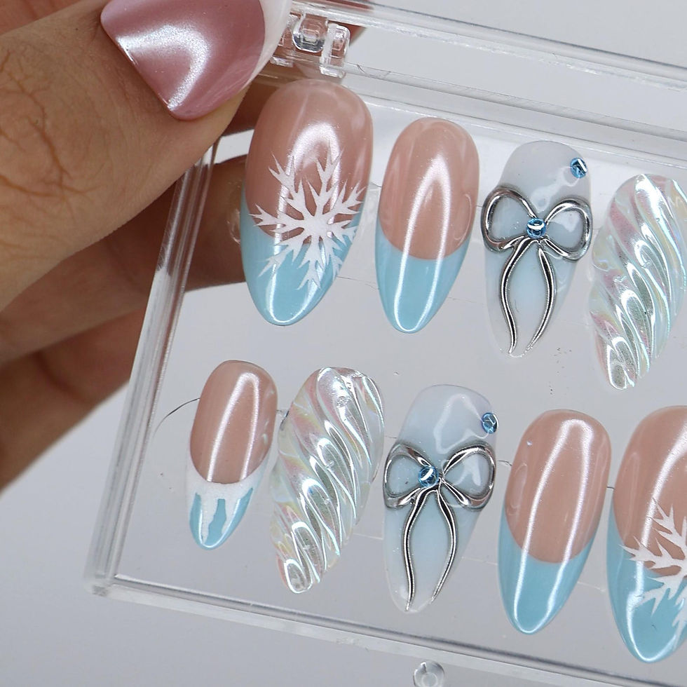 Thumbnail: press on nails, custom press on nails, fake nails, Nails Art